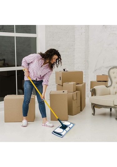 Pazly Yer Temizliği Swiffer Pratik Mavi Geeroyoo Emici Dayanıklı Bez - Ke