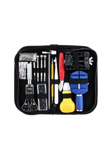 Yifomall 147 Parçalık Profesyonel Saat Tamir Seti - Pil Değişimi Ve Kayış Ayarlama İçin Tüm Araçlar Dahil