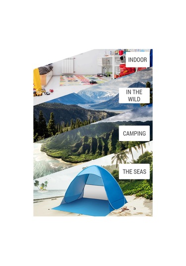 Padalink Otomatik Açılır Plaj Çadırı: Uv Koruma, Rüzgar Ve Yağmur Dayanıklı, Taşınabilir Çok Renkli