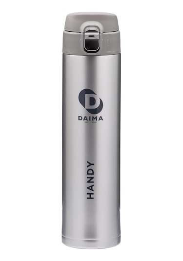 Daima Handy 520 Ml 12 Saat Sıcak 24 Soğuk Gümüş Termos Gümüş