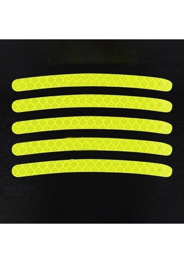 Jms Tekerlek Yansıtıcı Şerit Su Geçirmez Araba Aksesuarları Tekerlek Göbeği Etiketi Sürüş Bandı