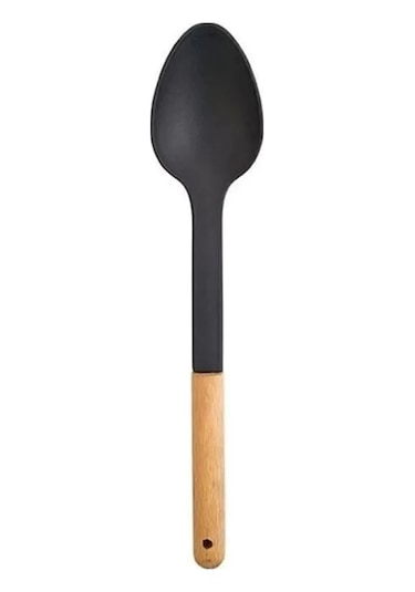 Ahşap Saplı Servis Kaşık Royaleks-80766 Çok Renkli