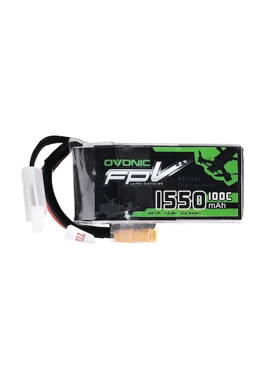 li-Polimer Pil - Model Yapımı Drone'Lar Multikopterler 4S1P Gibi Quadrocopter İçin 1550 Mah 14 8V 100C 4S xt60 Fiş