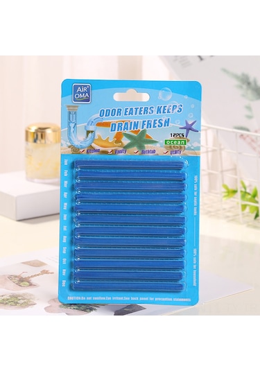 Teltree Lüks Banyo Ve Mutfak Boru Temizleme Çubuğu - Dezenfektan & Koku Giderici Okyanus Diğer