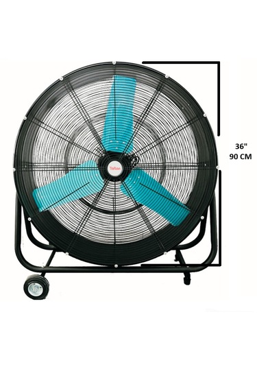 Taflan Kaşkar Fld-900 Sanayi Tipi Yer Vantilatörü 90 Cm