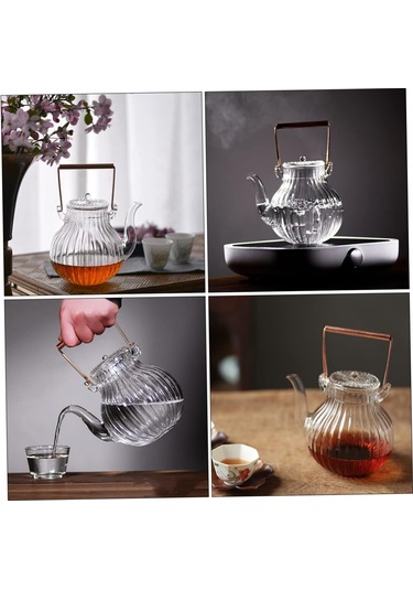 Isıya Dayanıklı Cam Çay Su Isıtıcısı Çay Su Isıtıcısı Soba İndüksiyonu Ev İçin Cam