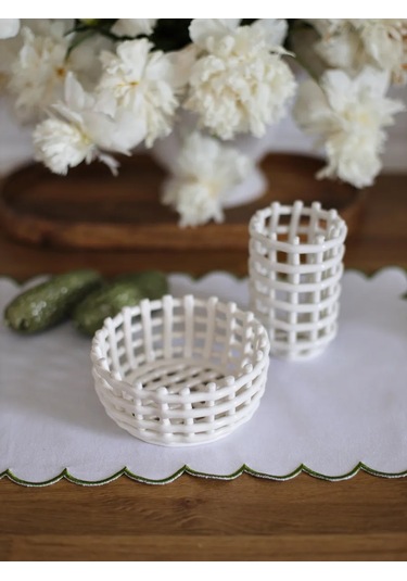 Home Lovers Seramik Meyve Saklama Sepeti 450927582 Sütlü