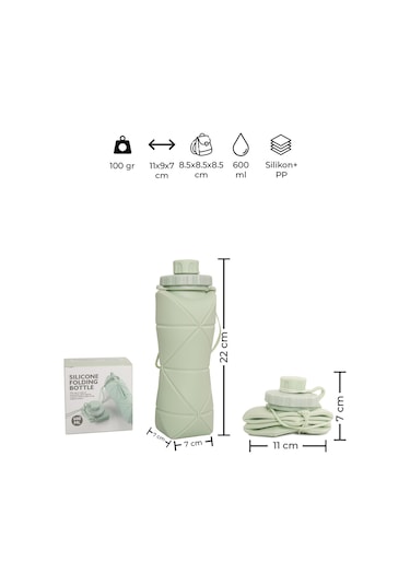 Urban Badger Laguz Katlanır Matara Yeşil