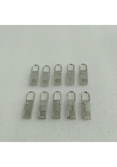Willowhaven 10 Adet Gümüş Fermuar Slider Tamir Kit Çanta Mont Ayakkabı