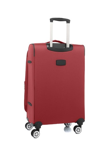 Louisiana Polo Orta Boy Lüx Kumaş Valiz Bordo 2082 Bordo