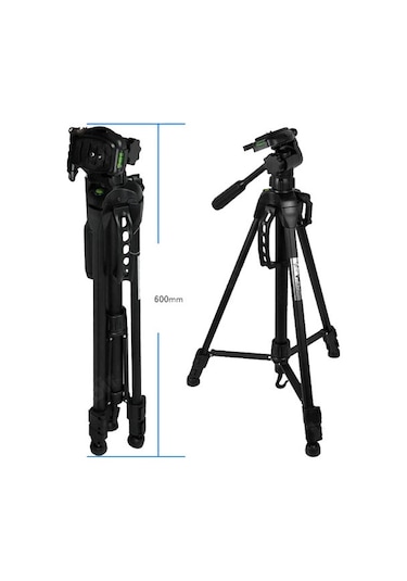Fototek Wt-3570 170Cm Profesyonel Dslr Tripod Canon Nikon