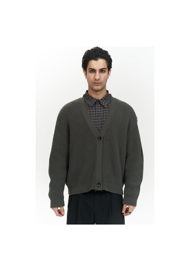 Mai Collection Mai Studios Co. Cassian Antrasit Erkek Triko Hırka Antrasit