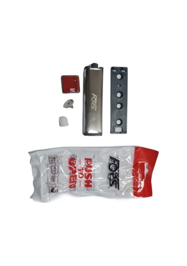 Fors Metal Bas-aç Mıknatısı Çekmece Kapısı Metal İtme Mıknatısı / 10 Adet Açık Gri