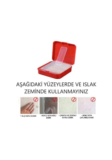 60 Parça Çok Amaçlı Şeffaf Nano Çift Taraflı Bant Tekrar Kullanıl N11.1349