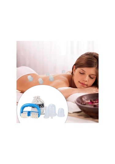 Masaj Silindiri Çukurluk Bardakları 14x9.8x4.2cm İle Nv2p0j Şeffaf