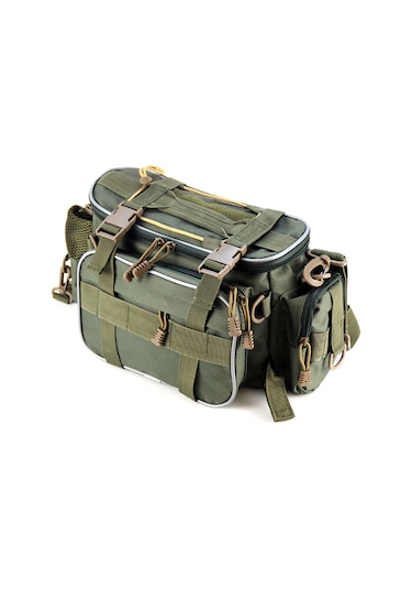 Hallow Olta Takımı Çanta Olta Takımı Saklama Çantası Organizatör Yeşil Ordu