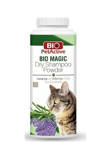 Bio Petactive Toz Kedi Şampuanı 150 G