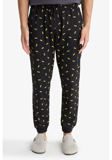 Defacto Batman Pijama Takımı Regular Fit Kısa Kollu Üst Uzun Alt D2604ax25auar150 Antrasit