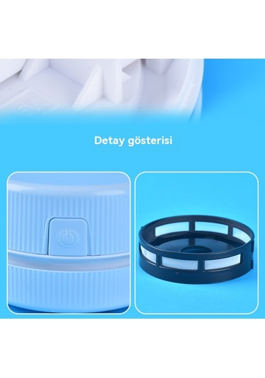 Aurora Mini Masasüstü Elektrikli Süpürge Koyu Maviöğrenci, Ofis