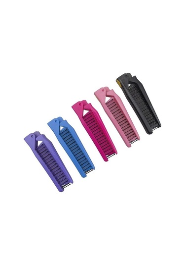 Venturemart 1 Adet Taşınabilir Seyahat Katlanır Tarak Kuaförlük Islak Ve Dalgalı Paketler Saç Fır