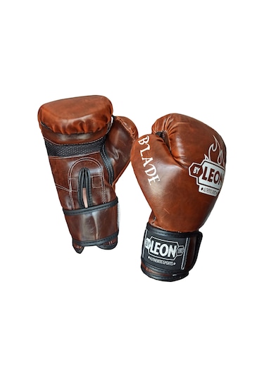 Aksaspor Leon Blade Training Boks, Kick Boks Ve Muay Thai Eldiveni Kahve