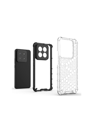 Xiaomi 14 Pro Kılıfı İçin Petek Tasarımlı Çizilmez Telefon Kılıfı