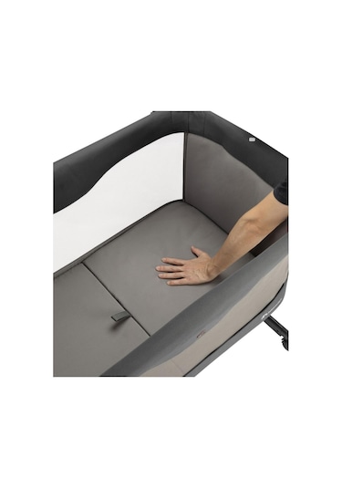 Bebeconfort Amara Ayarlanabilir Anne Yanı Beşik Tinted Graphite Siyah