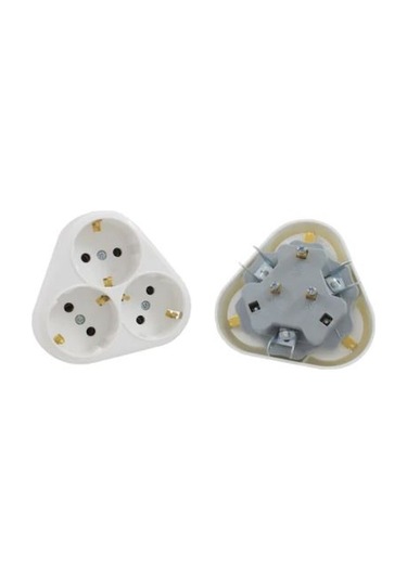 Sıva Altı 3 Lü Topraklı Priz Üçlü Grup Priz Sıva Altı Golyat