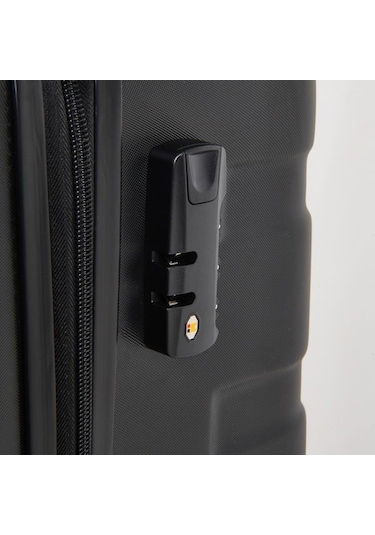 Hoffmanns Titan Büyük Boy Abs Valiz - Siyah - 76x52x30 Cm Siyah