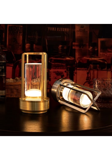 Şarjlı Dokunmatik Led Masa Lambası Ayarlanabilir Dekoratif 3 Mod