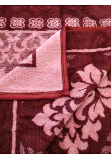 Algelsineve Pembelim Çift Kişilik Lüks Peluş Uşak Battaniyesi Pembe