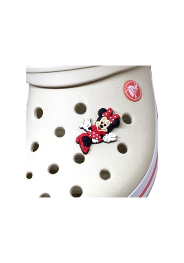 Crocs Terlik Süsü & Renkli Aksesuar Jibbitz Kırmızı Rugan