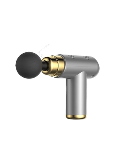 Elite Mc Fasya Tabancası Fitness Anti-gevşek Taşınabilir Masaj Jk6e44 Gri