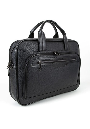 Unisex 15.6" Deri Evrak Bölmeli Laptop Çantası