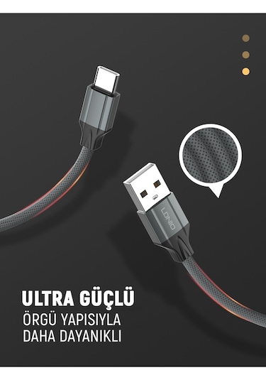 Ldnıo LS441 1M Type C Şarj Kablosu