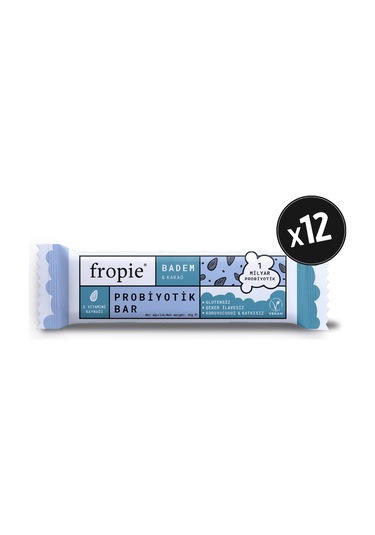 Fropie Badem Kakaolu Probiyotik Bar 12 x 35 G