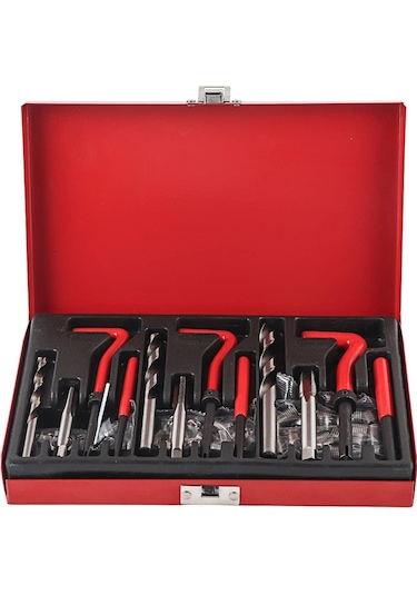 Valkyrie 88 Parça Diş Açma Helicoil Vida Tamir Onarım Seti M6 M8 M10 Profesyonel 1. Kalite