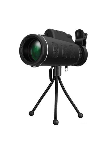 Samdoo 40x60 Bak4 Prisma Monoküler Teleskop, Tam Çok Kaplamalı Lens, Dahili Kompas, Akıllı Telefon Adaptörü İle Dış Etkinlikler İçin Keskin Görüntü