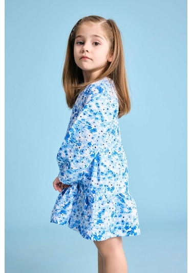 Defacto Kız Bebek Çiçekli Uzun Kollu Gofre Dokulu Elbise B9290A524SPWT34 Beyaz Defacto Kız Bebek Çiçekli Uzun Kollu Gofre Dokulu Elbise B9290A524SPWT34 Beyaz