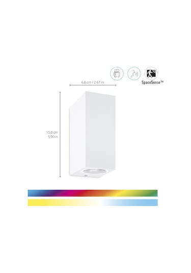 Wiz Imageo Up&Down Spots 2x5W RGB (Beyaz)