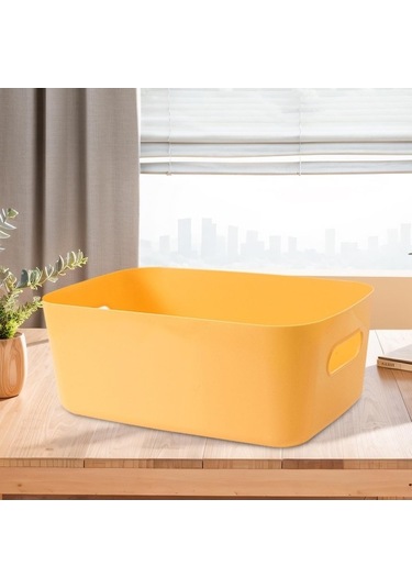 Pazly Suntek Şifonyer Sepeti Sarı Rafları Masaüstü Dolap Depolama Gk Sarı