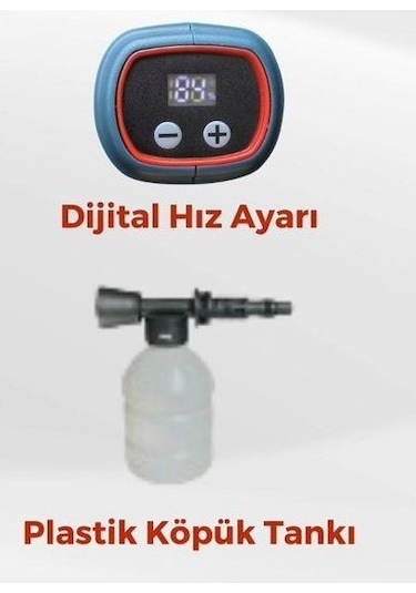 Proter Pr 938 Wp Şarjlı Çift Bataryalı Oto Yıkama Makinesi