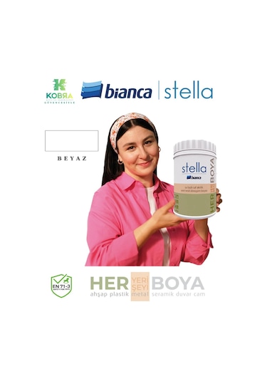 BIANCA STELLA AKRİLİK BOYA - BEYAZ