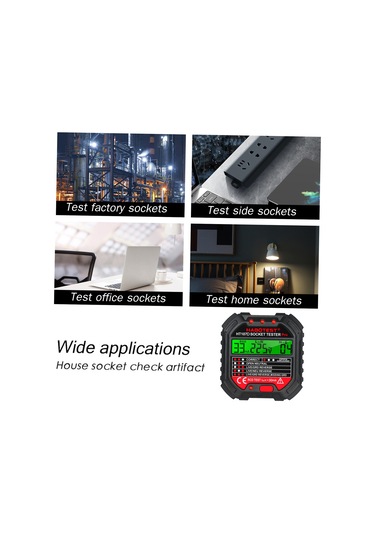 Springsun Habotest Ht107d: 90 - 250v, Otomatik Polarite & Sigorta Bulucu