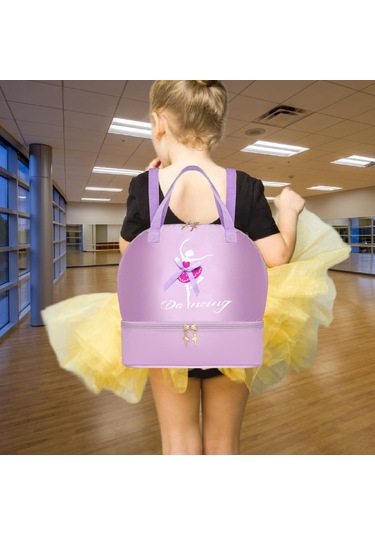 Suntek Bale Dans Sırt Çantası Sporları Seyahatleri İçin Mor