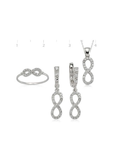 Gümüş Sonsuzluk Kadın Set (551167872)