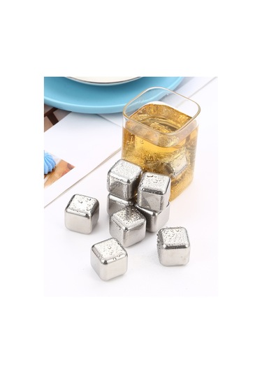 8 Paslanmaz Çelik Buz Küpü Klipsli