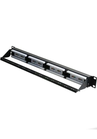 Cat6 Utp 24 Port Full Patch Panel Modüler Yapılı Network Sonlandırma Paneli