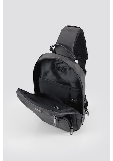 Ççs 51489 Tek Askılı Çapraz Çanta Gri