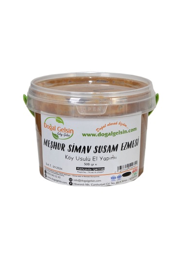 Doğal Gelsin Meşhur Simav Susam Ezmesi 500 G